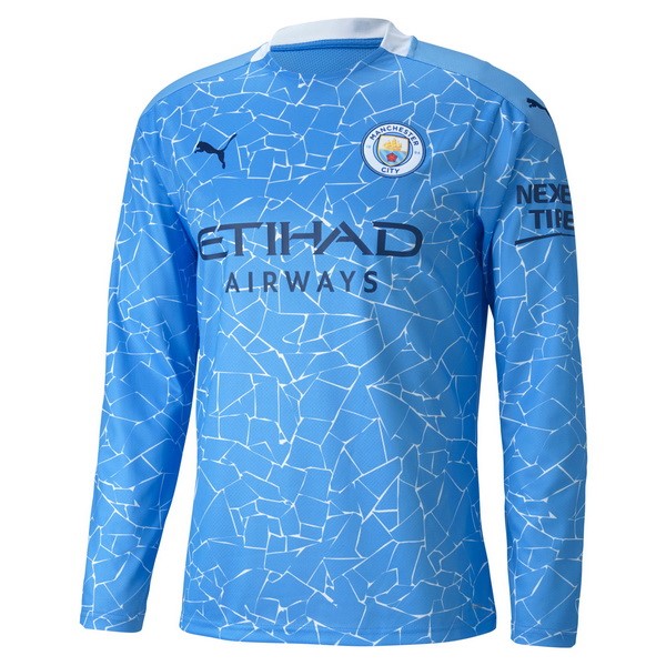 Thailandia Maglia Manchester City Prima ML 20/21 Blu